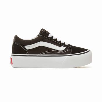 Detske Tenisky Vans Old Skool (4-8 years) Čierne VA25SZQAJ